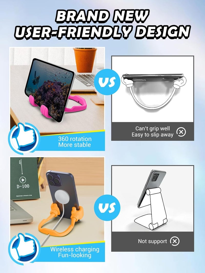 CALDEVER Stocking Stuffers for Teens Girls Boys Adults Cell Phone Stand: UPGRADE Adjustable Thumbs Up Lazy Phone Holder for Desk Cool Gadgets Fun Birthday Gift Ideas for Kids Teenager Women Gifts for Christmas - Image 5